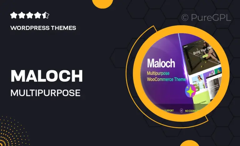 maloch multipurpose woocommerce theme