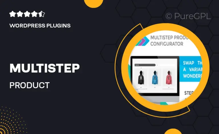 multistep product configurator for woocommerce