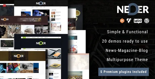 Neder – WordPress News Magazine and Blog Theme
