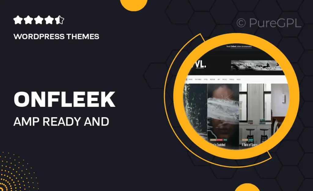 Onfleek – AMP Ready and Responsive Magazine Theme 12 Onfleek – AMP Ready and Responsive Magazine Theme