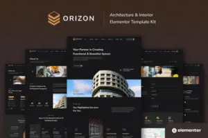 Orizon – Architecture & Interior Design Elementor Template Kit