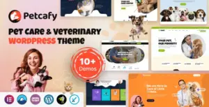 Petcafy – Pet Care & Veterinary WordPress Theme
