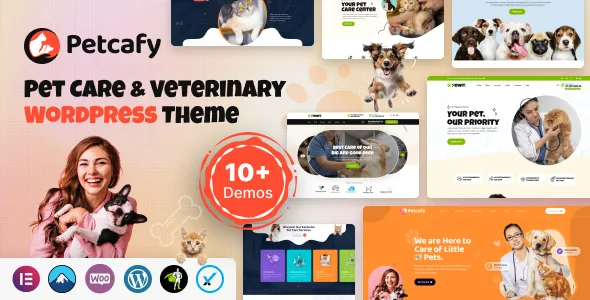 Petcafy – Pet Care & Veterinary WordPress Theme