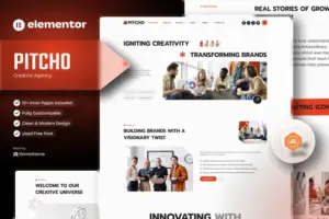 Pitcho – Creative Agency Elementor Template Kit