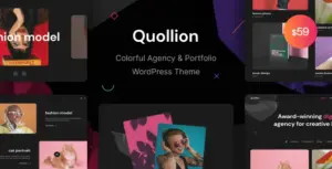 Quollion – Colorful Agency & Portfolio WordPress Theme