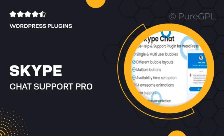 skype chat support pro wordpress plugin