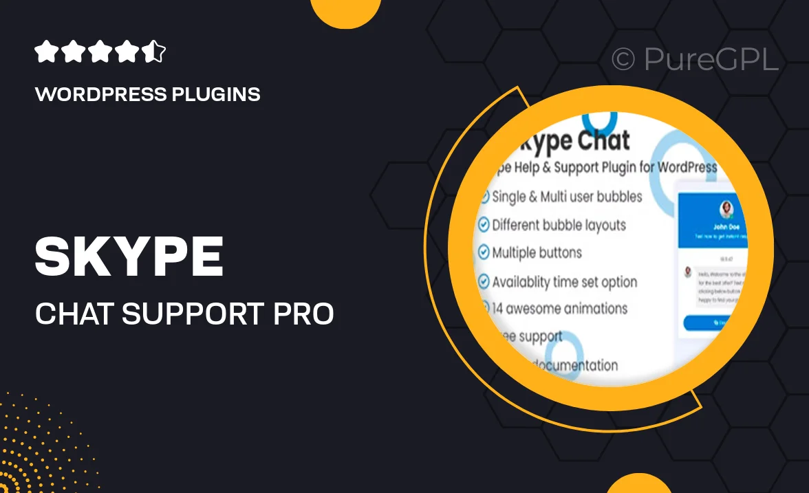 Skype Chat Support Pro WordPress Plugin