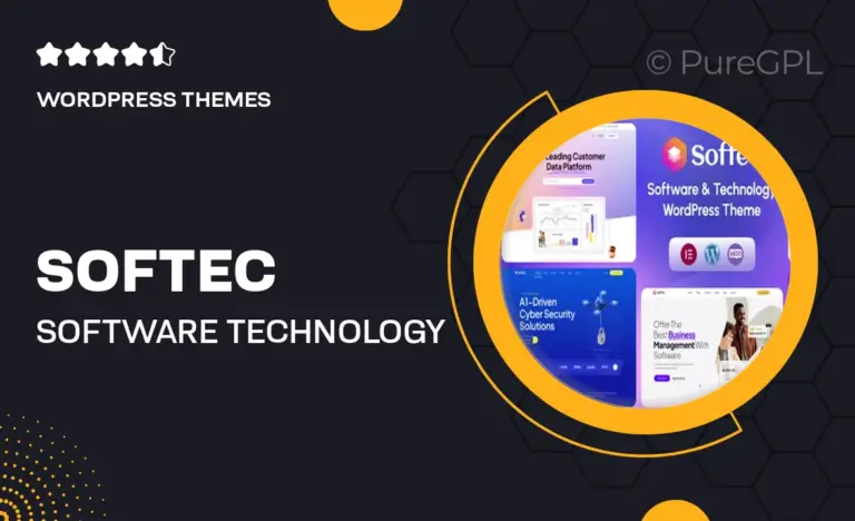 softec software technology wordpress theme rtl