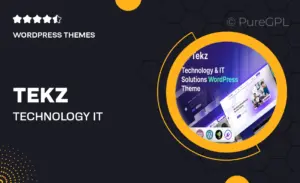 Tekz – Technology & IT Solutions WordPress Theme
