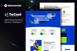 Tocool – Digital Marketing Agency Elementor Template Kit