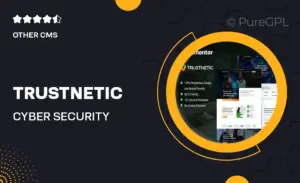 Trustnetic – Cyber Security Services Elementor Pro Template Kit
