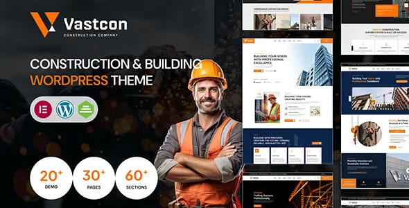 Vastcon – Construction & Building WordPress Theme