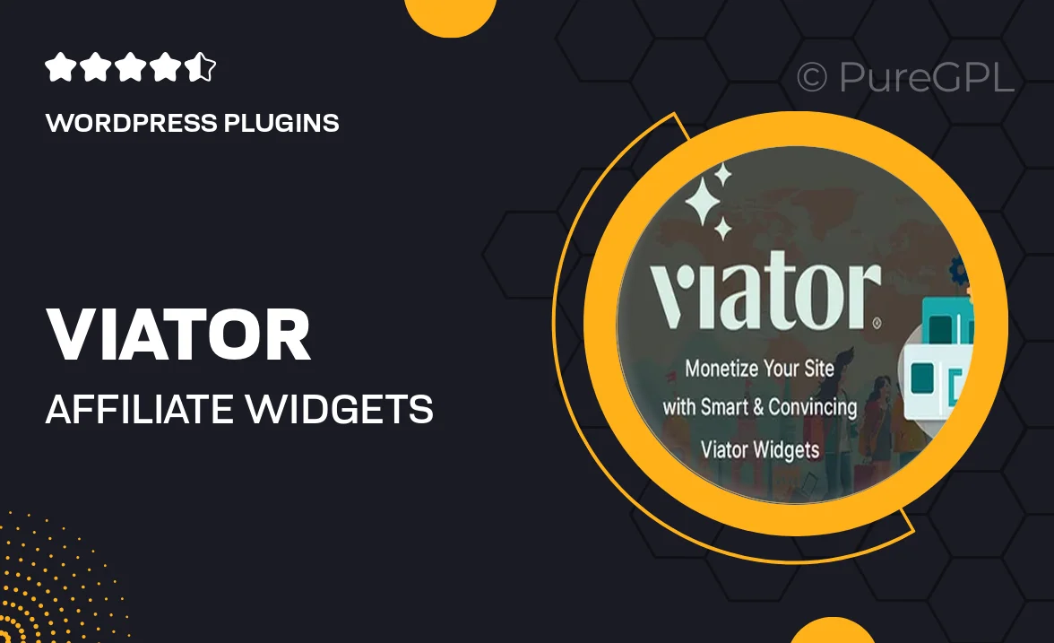 Viator Affiliate Widgets Manager