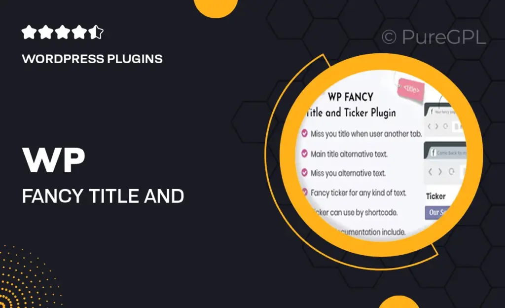WP Fancy Title and Ticker WordPress Plugin 40 WP Fancy Title and Ticker WordPress Plugin