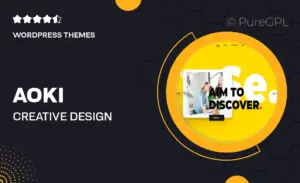 Aoki – Creative Design Agency Theme
