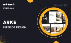 Arke – Interior Design Studio Elementor Template Kit