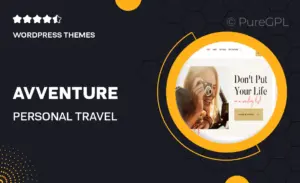 Avventure | Personal Travel & Lifestyle Blog WordPress Theme