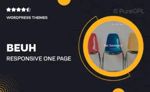 Beuh – Responsive One Page Portfolio Theme
