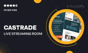 Castrade – Live Streaming Room Rental Elementor Template Kit