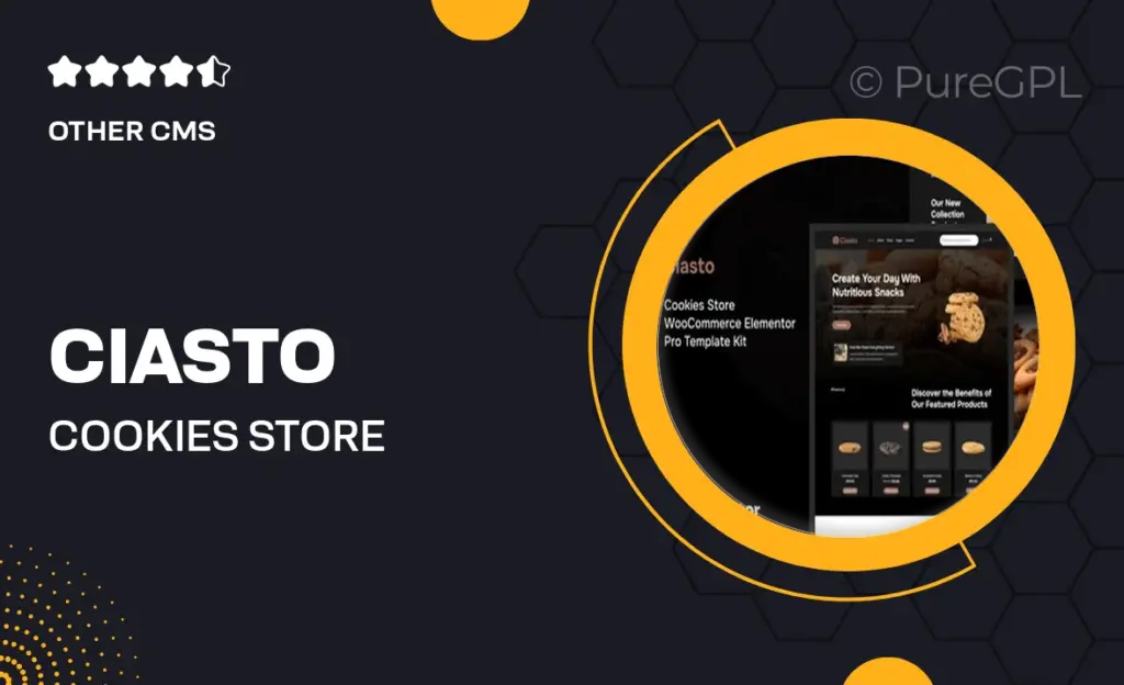 Ciasto – Cookies Store WooCommerce Elementor Pro Template Kit 59 Ciasto – Cookies Store WooCommerce Elementor Pro Template Kit