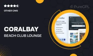 Coralbay – Beach Club Lounge Bar & Resort Elementor Template Kit