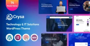Crysa – IT Solutions WordPress Theme