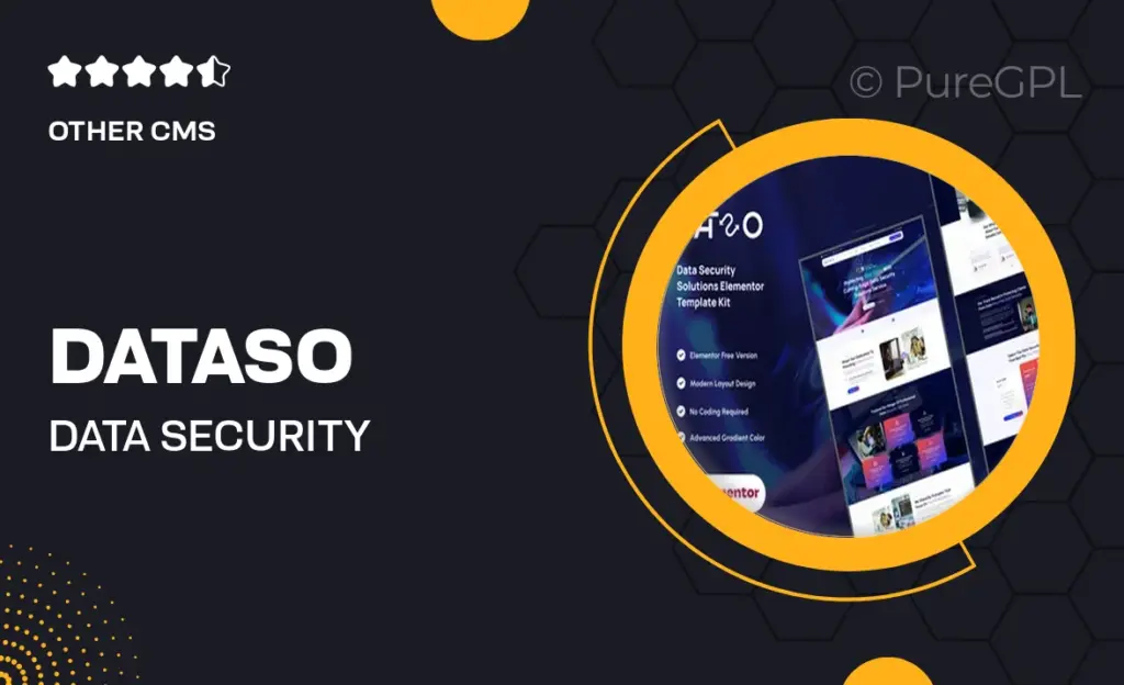 Dataso – Data Security Solutions Elementor Template Kit 60 Dataso – Data Security Solutions Elementor Template Kit