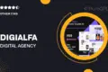 DigiAlfa – Digital Agency Elementor Template Kit
