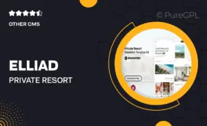 Elliad – Private Resort Elementor Template Kit
