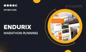 Endurix – Marathon Running Club & Sports Elementor Template Kit