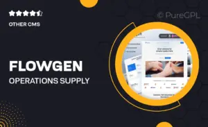 Flowgen – Operations & Supply Chain Consulting Elementor Template Kit