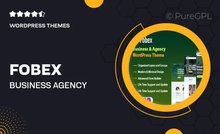 fobex business agency wordpress theme