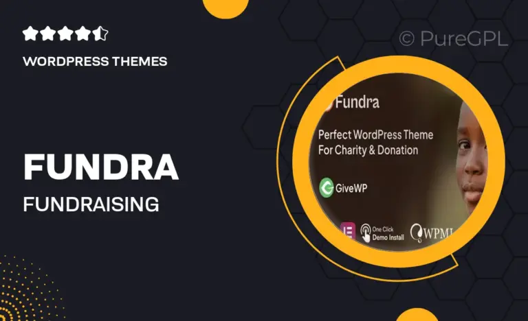 fundra fundraising donation wordpress theme