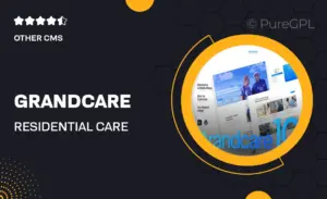 Grandcare – Residential Care Elementor Template Kit