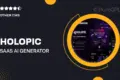 Holopic – Saas AI Generator App Elementor Template Kit