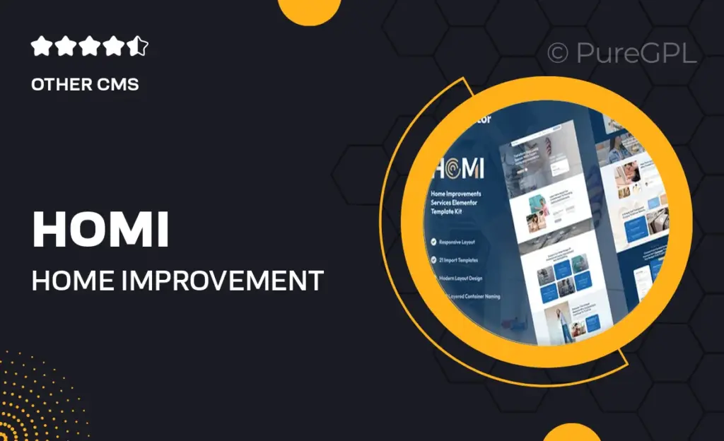 Homi – Home Improvement & Repair Services Elementor Template Kit 52 Homi – Home Improvement & Repair Services Elementor Template Kit