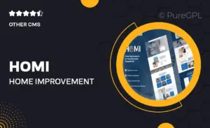 Homi – Home Improvement & Repair Services Elementor Template Kit