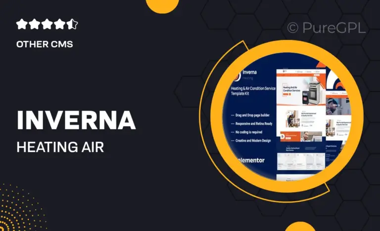 inverna heating air condition service template kit