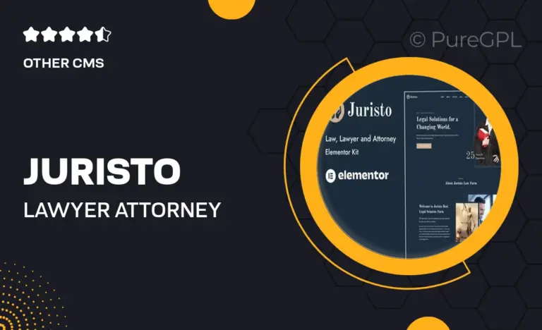 juristo lawyer attorney elementor template kit