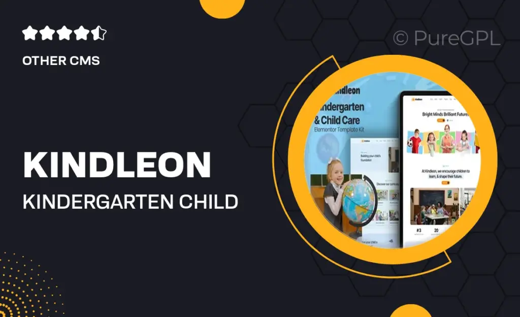 Kindleon – Kindergarten & Child Care Elementor Template Kit 8 Kindleon – Kindergarten & Child Care Elementor Template Kit