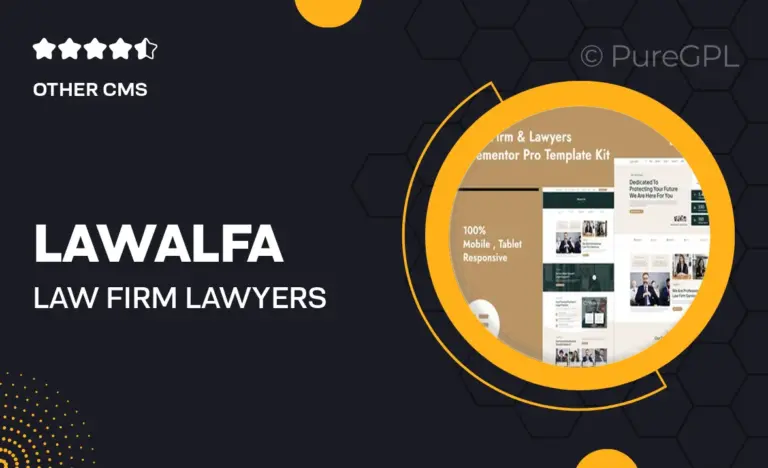 lawalfa law firm lawyers elementor pro template kit