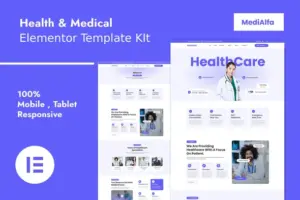 MediAlfa – Health & Medical Elementor Pro Template Kit