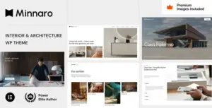 Minnaro– Interior Design and Architecture WordPress Theme