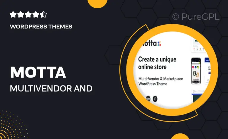 motta multi vendor and marketplace wordpress theme