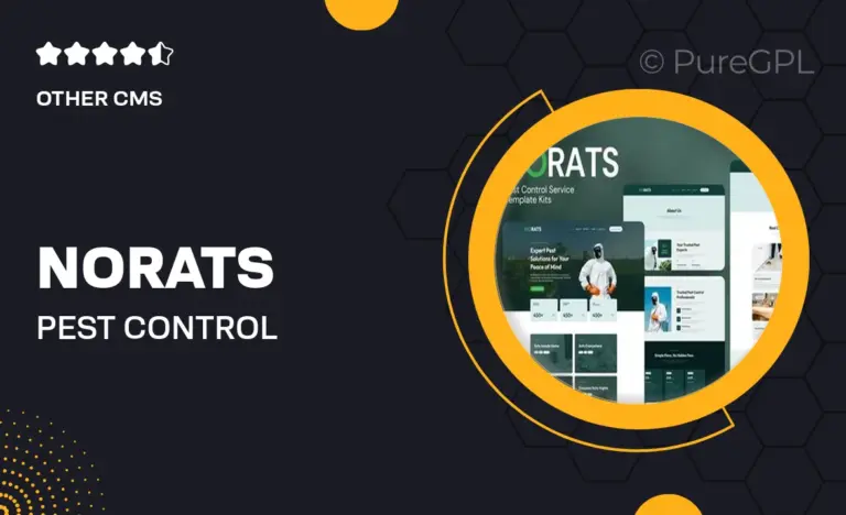 norats pest control service elementor kits