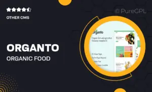 Organto – Organic Food Elementor Template Kit