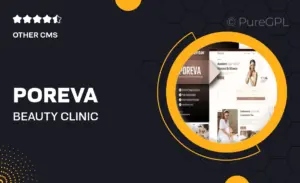 Poreva – Beauty Clinic & Dermatology Elementor Template Kit