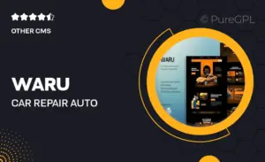 Waru – Car Repair & Auto Service Elementor Template Kit