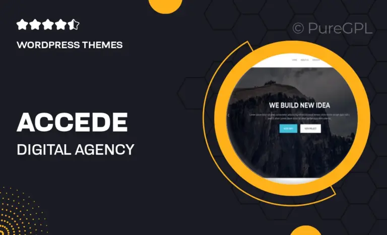 accede digital agency wordpress theme