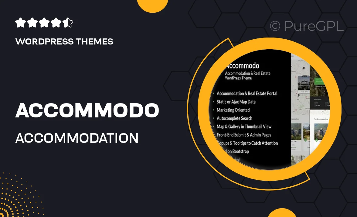 Accommodo – Accommodation Travel WordPress Theme